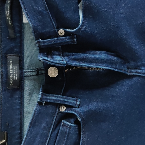 Banana Republic Skinny Jeans β Dark Wash | Size 26P | Cropped Fit - Picture 2 of 5